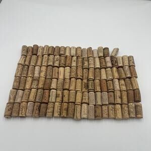 Lot of 117 Assorted Used WINE CORKS for Crafts - Mix of Natural & Synthetic